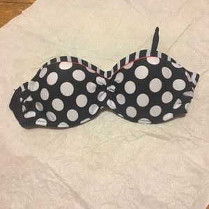 Black and white swimsuit